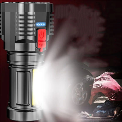 10000LM Rechargeable Tactical Flashlight - Pixel World Store