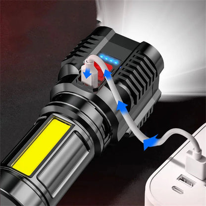 10000LM Rechargeable Tactical Flashlight - Pixel World Store