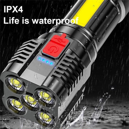 10000LM Rechargeable Tactical Flashlight - Pixel World Store