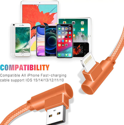 10FT iPhone Charger Cable 3 Pack - Pixel World Store