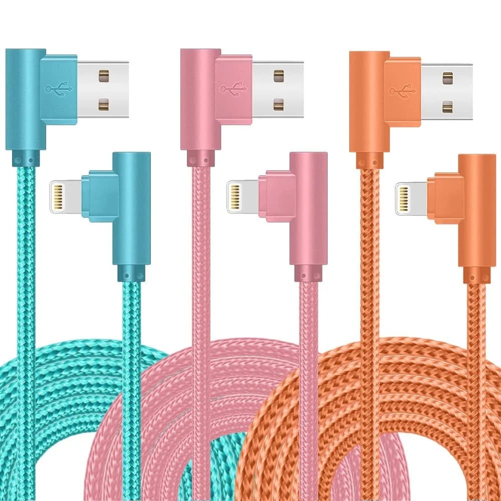 10FT iPhone Charger Cable 3 Pack - Pixel World Store