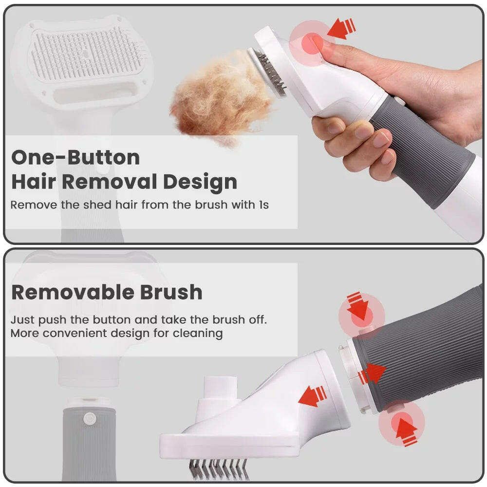 2-in-1 Pet Dryer & Brush