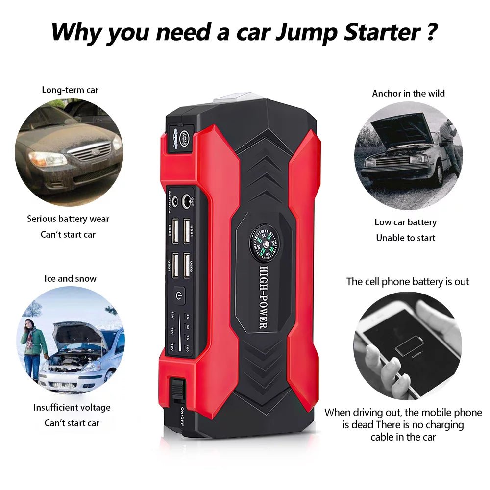 28000mAh 600A Car Jump Starter - Pixel World Store