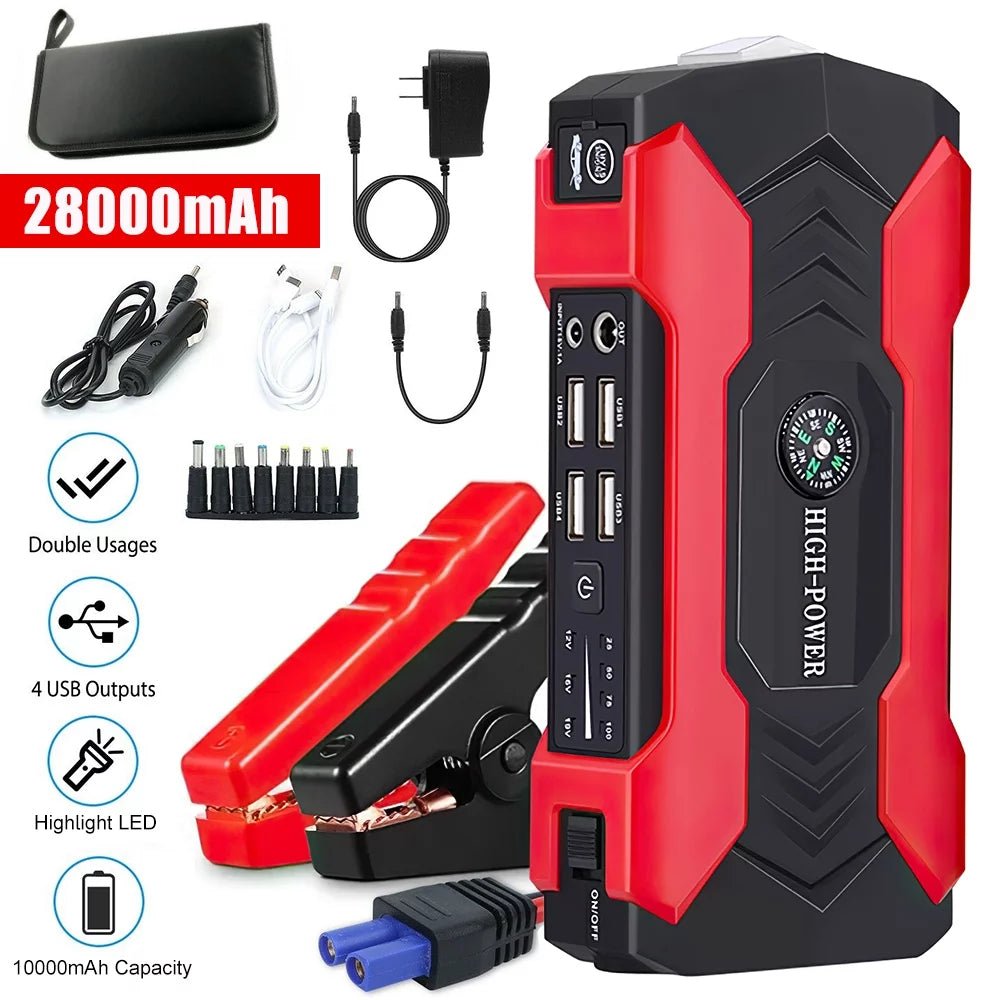 28000mAh 600A Car Jump Starter - Pixel World Store