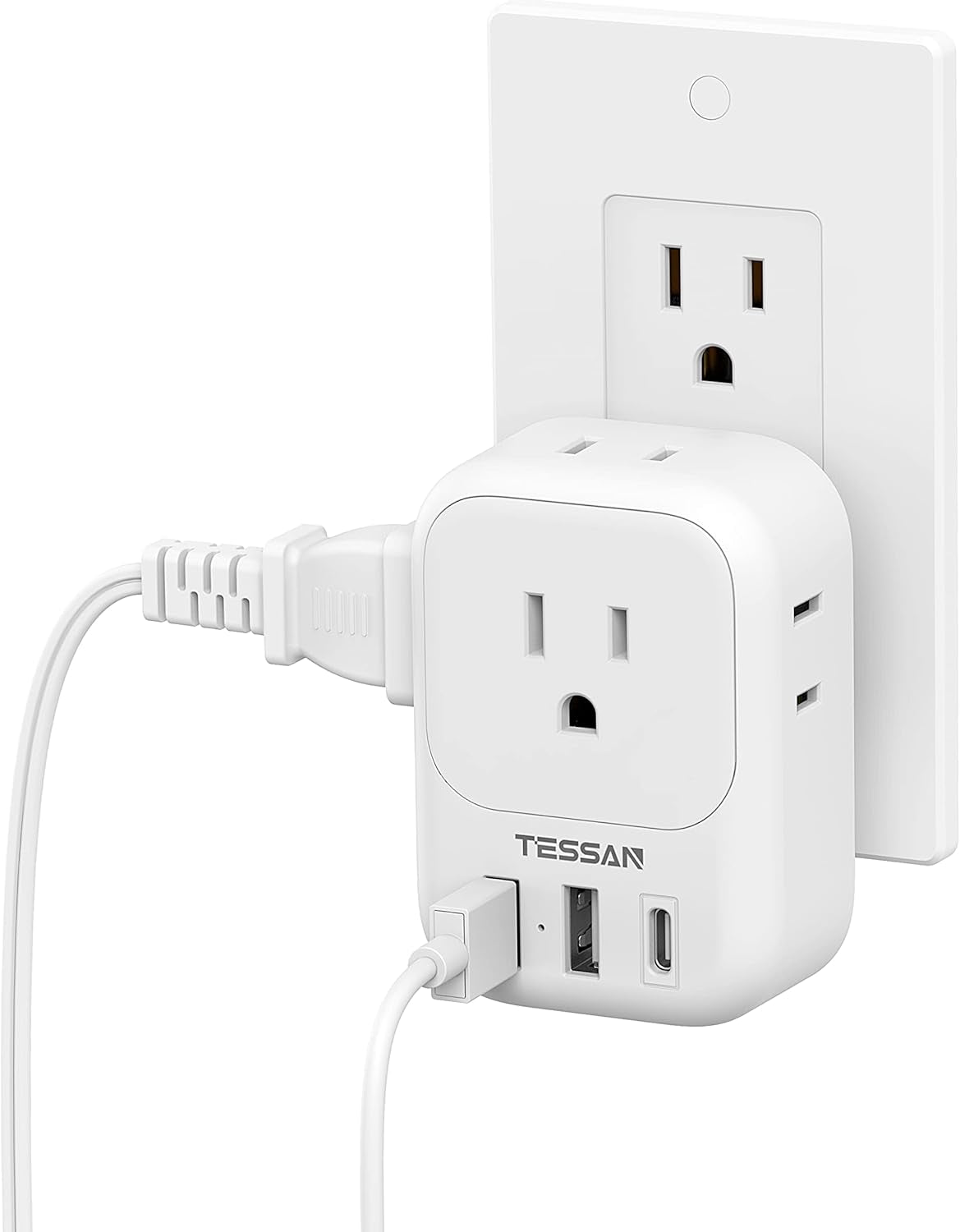 4 - in - 1 USB Charger Block, 3 USB Ports - Pixel World Store