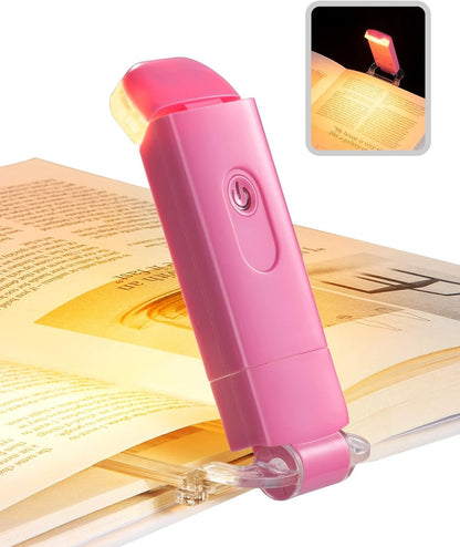 Amber Warm Clip - On Reading Light - Pixel World Store