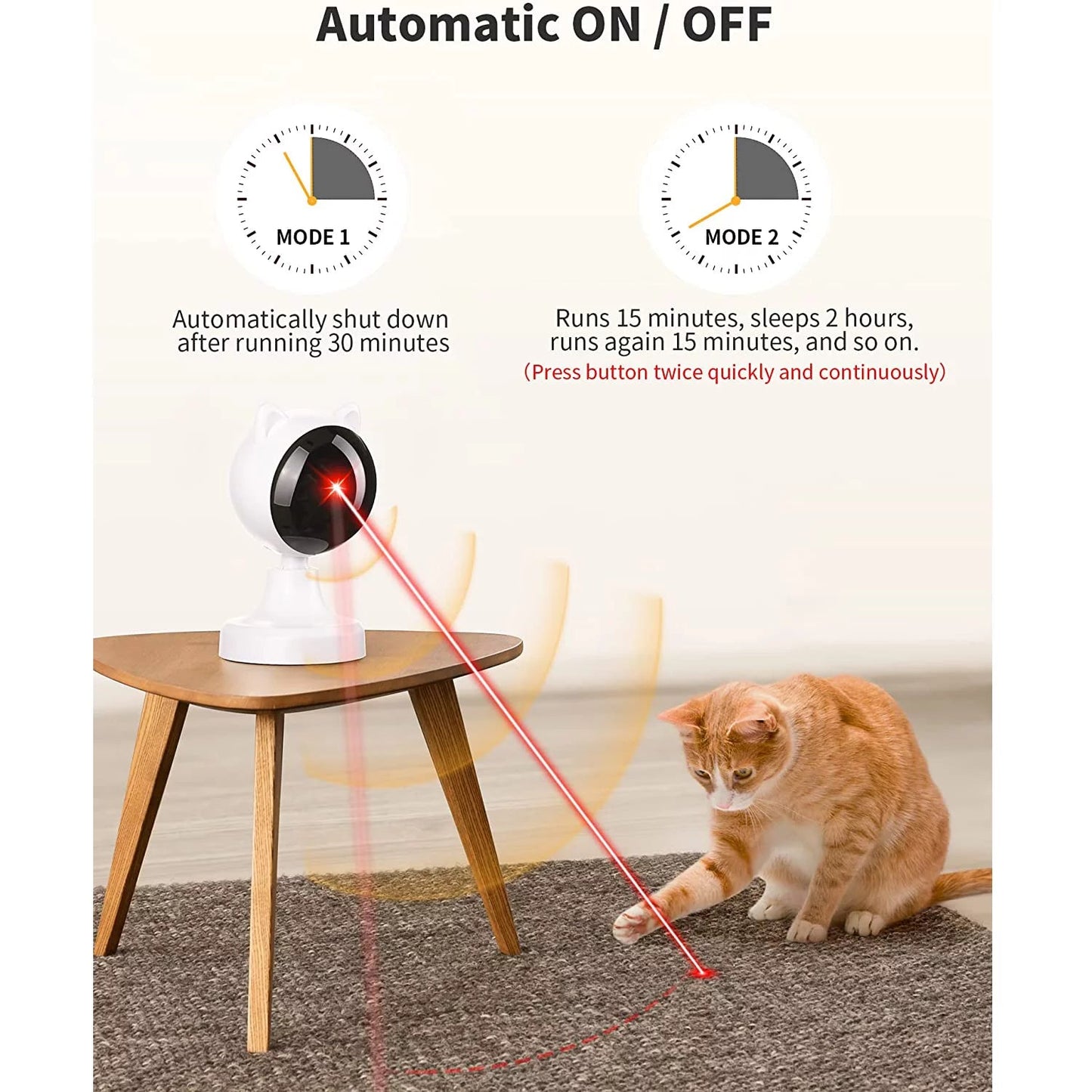 Automatic Cat Laser Toy