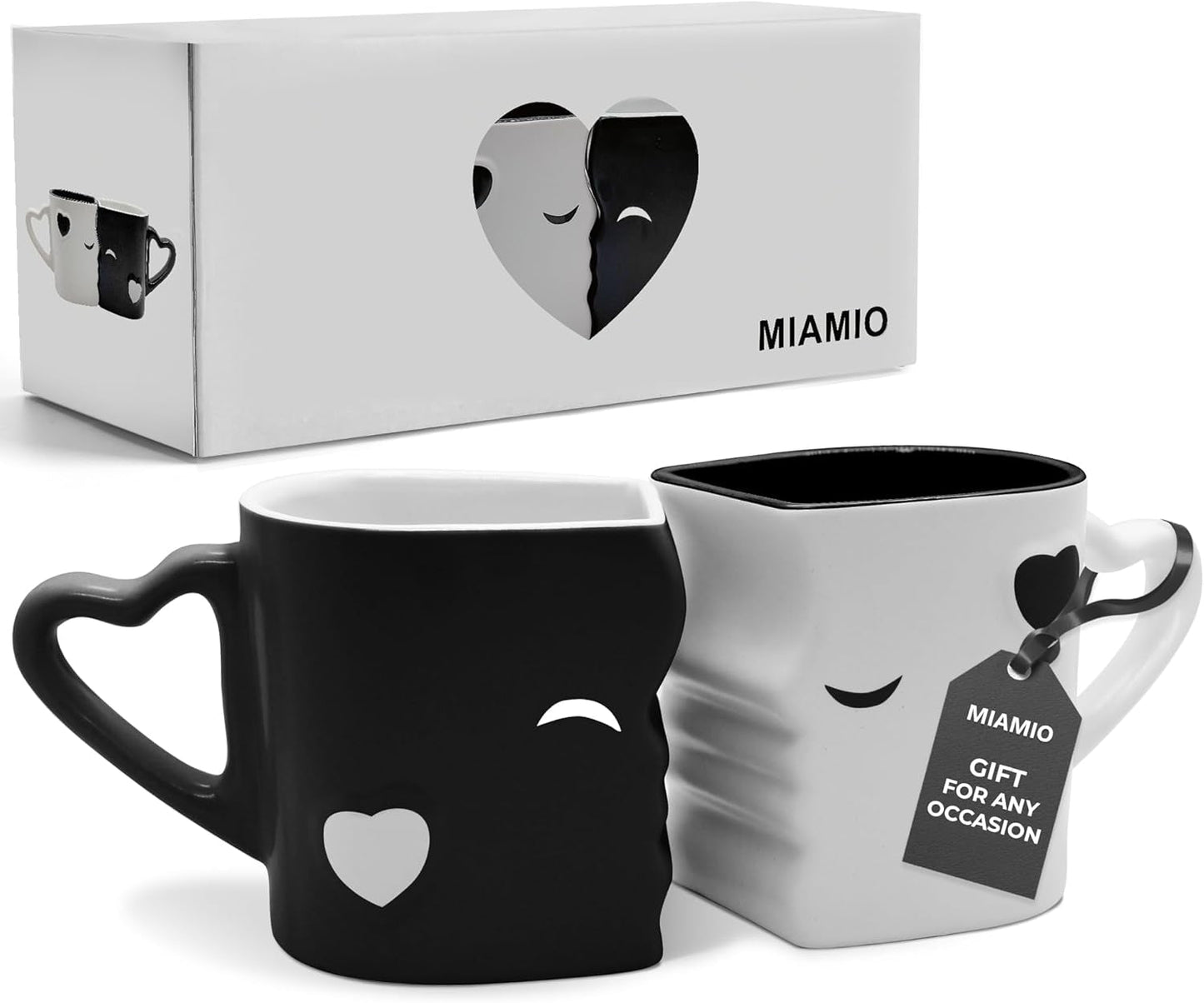 Ceramic Kissing Mugs - Pixel World Store