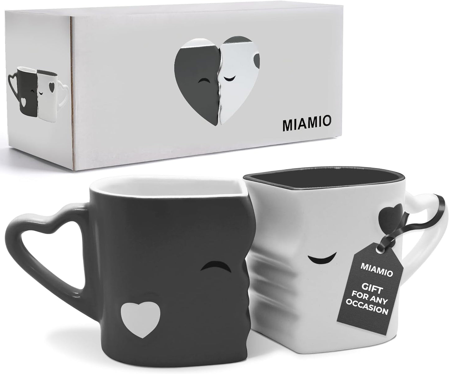 Ceramic Kissing Mugs - Pixel World Store