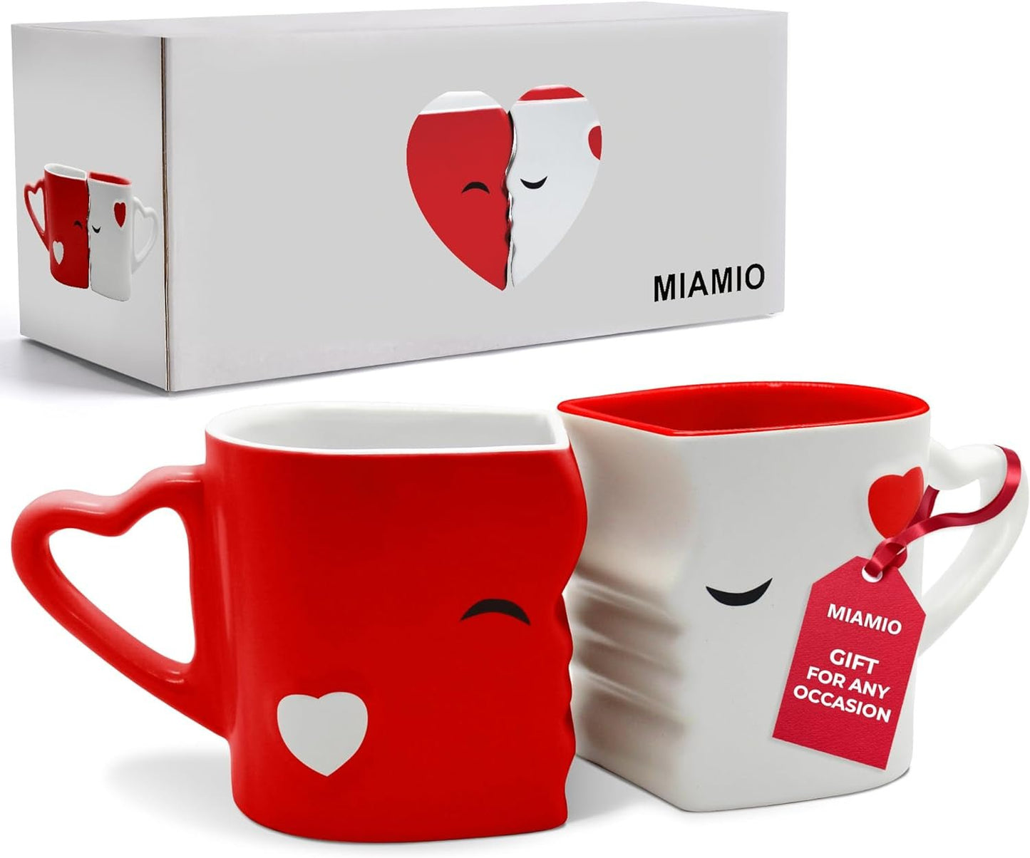 Ceramic Kissing Mugs - Pixel World Store