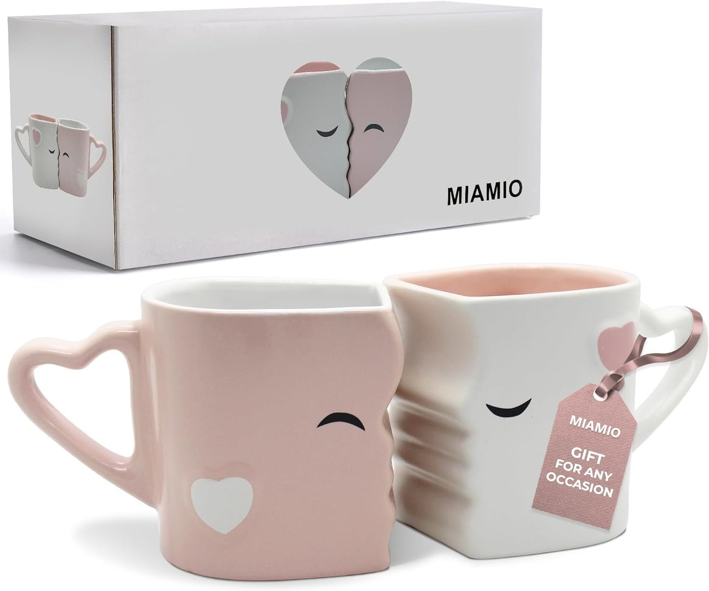 Ceramic Kissing Mugs - Pixel World Store