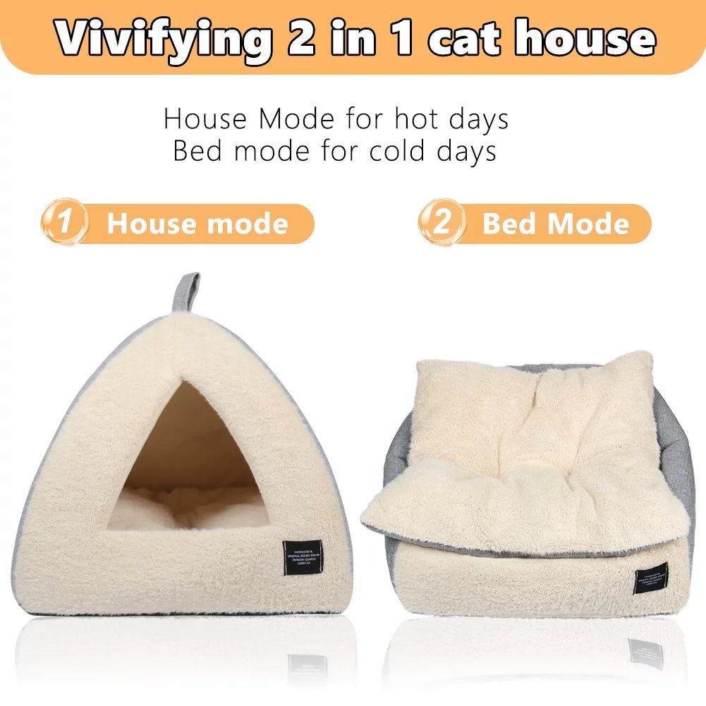 Cozy Cat Cave Bed - Pixel World Store