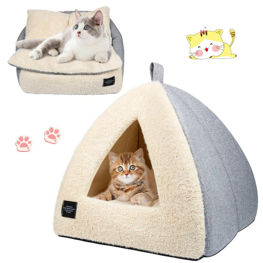 Cozy Cat Cave Bed - Pixel World Store