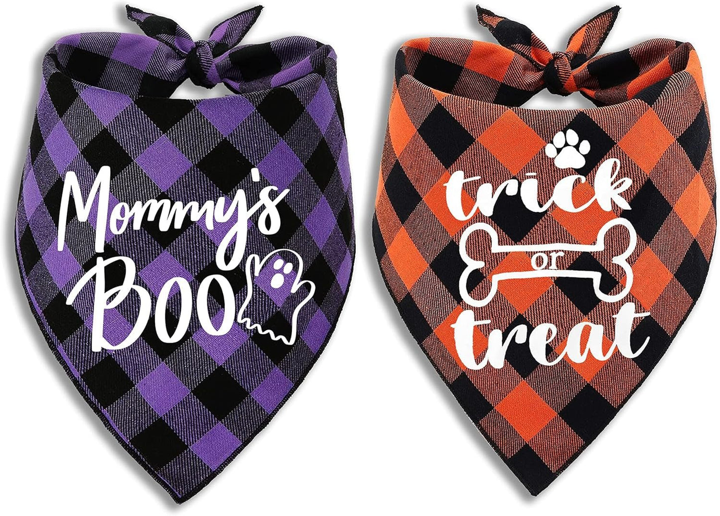 Cranberrypet Halloween Bandanas for Dogs (2 - Pack) - Pixel World Store