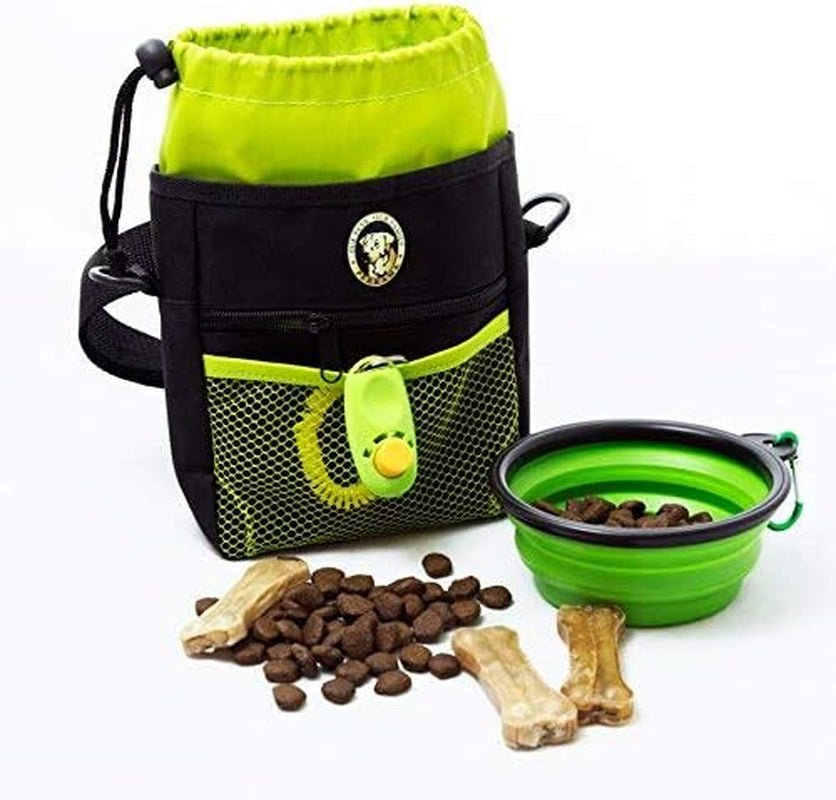 Dog Treat Pouch with Clicker & Bowl