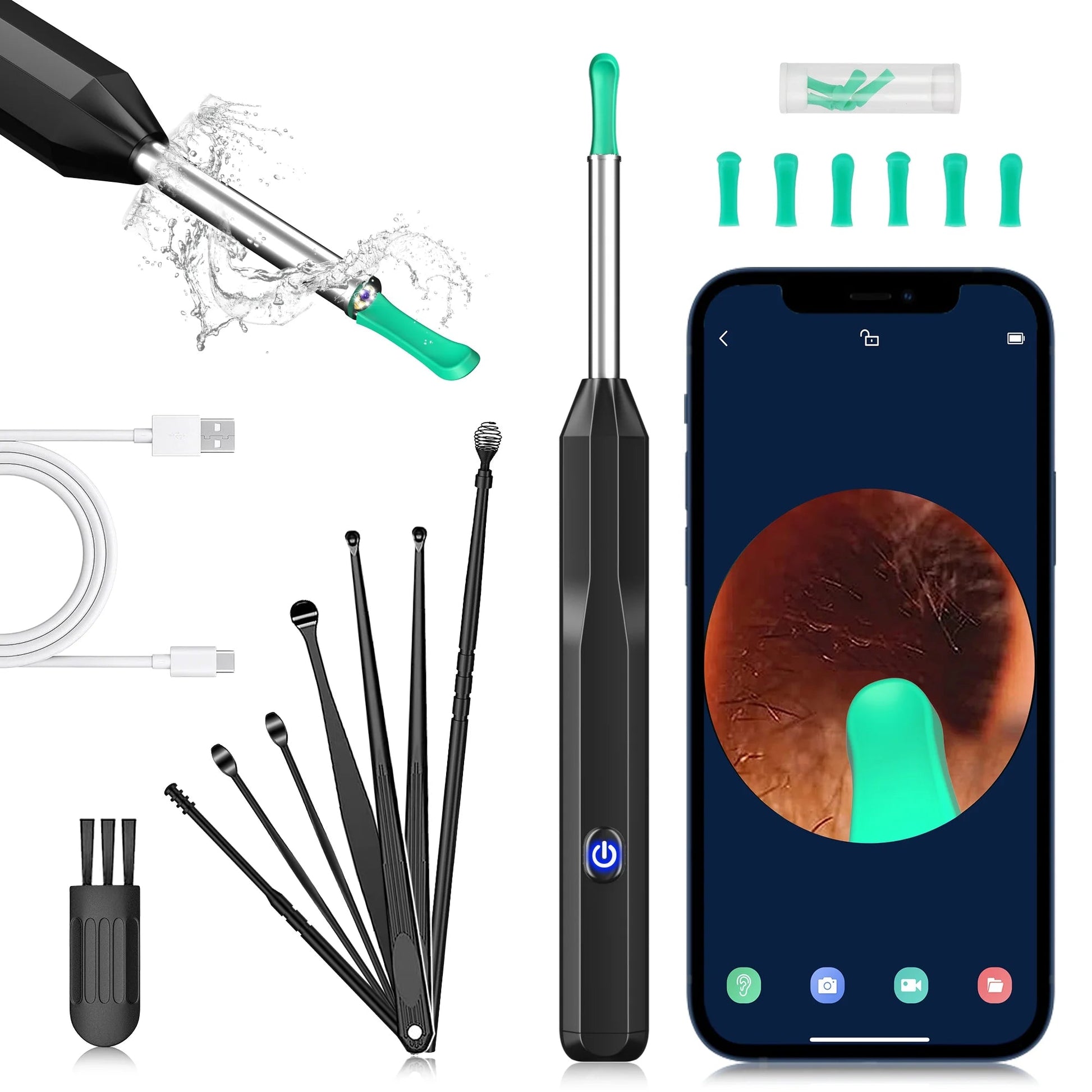 Ear Cleaner with Camera & Earwax Removal Kit - Pixel World Store