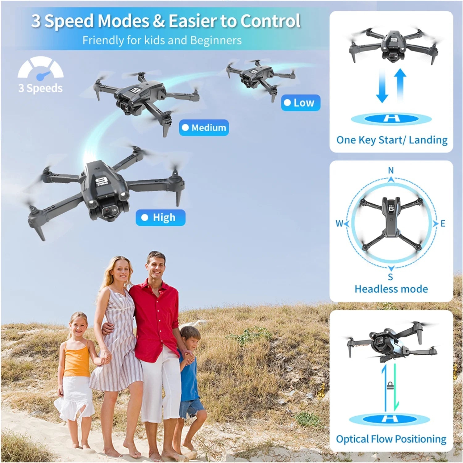 Foldable Drone with 1080P Camera - Pixel World Store