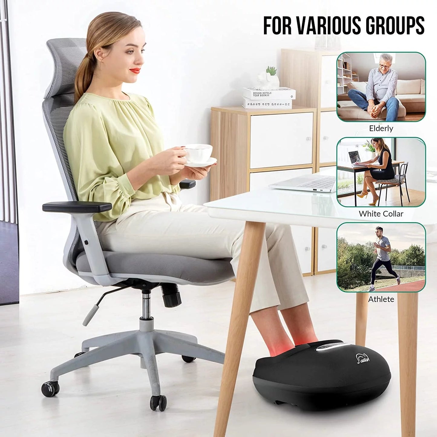 Foot Massager with Heat - Pixel World Store