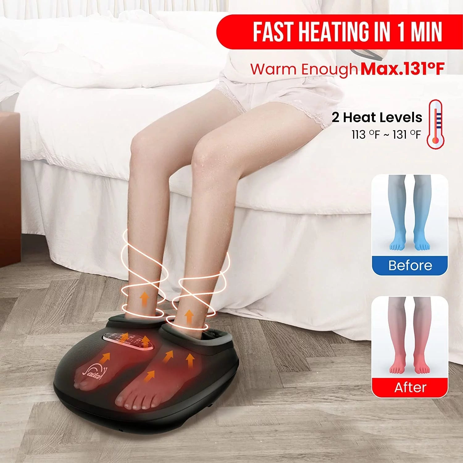 Foot Massager with Heat - Pixel World Store