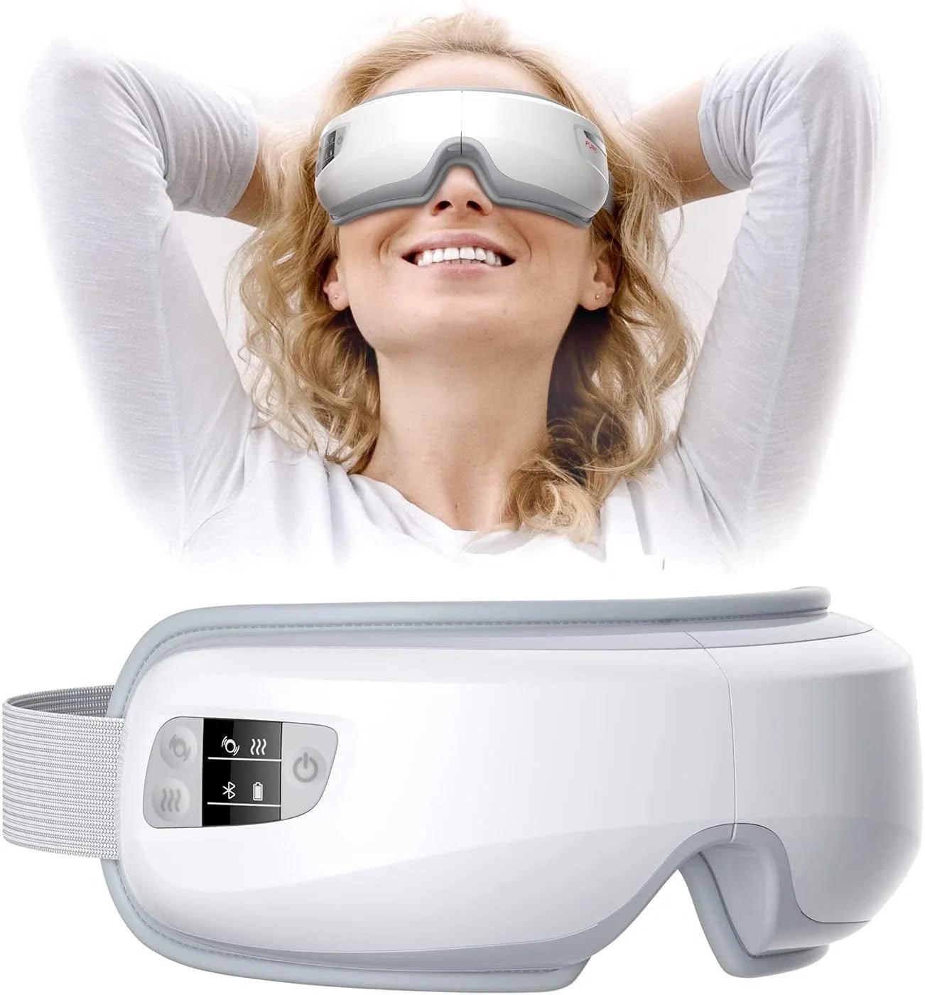 Heated Eye Massager with Air Compression for Eye Relax Care - Pixel World Store