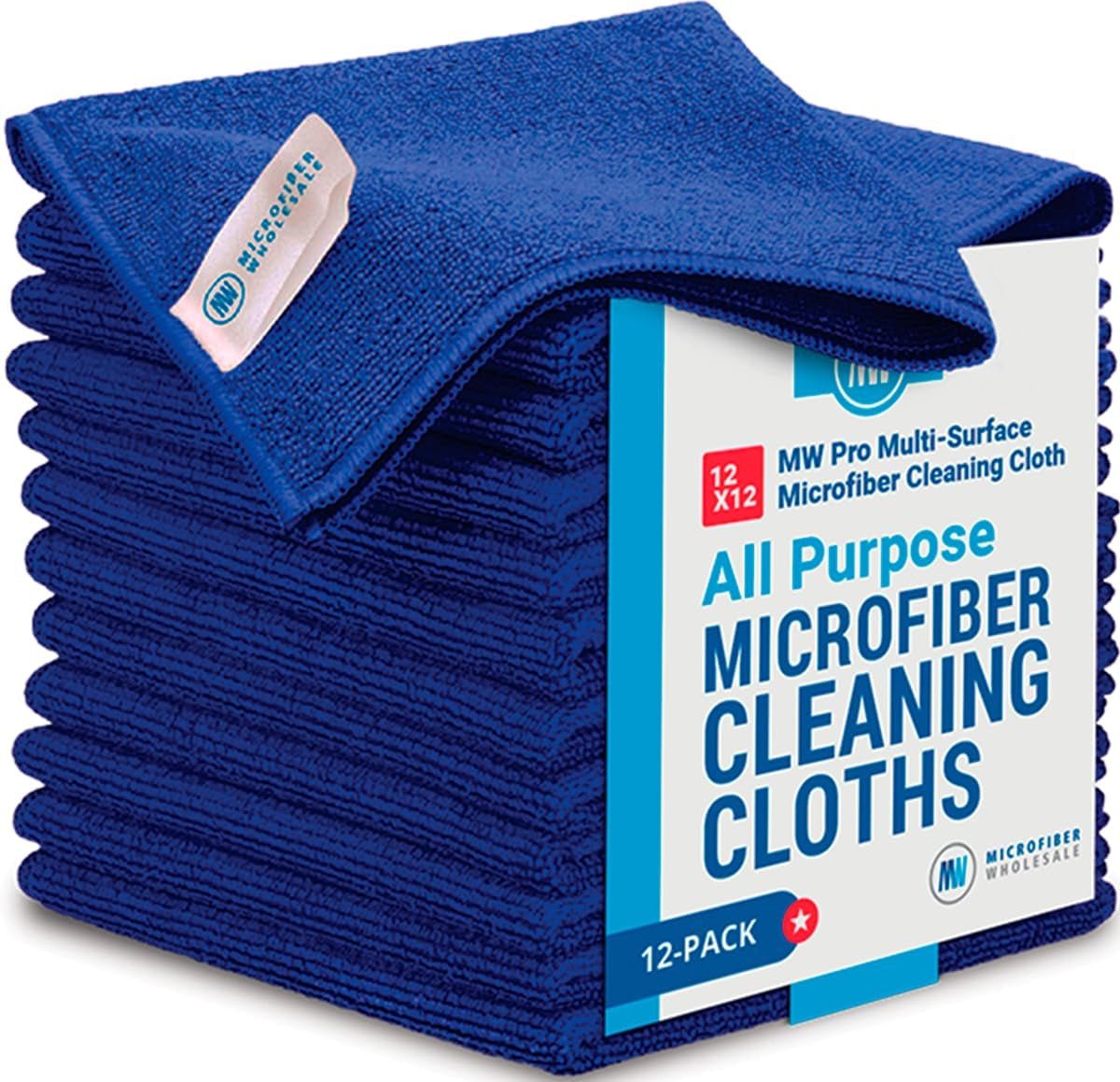 Microfiber Cleaning Cloths (12 - Pack) - Pixel World Store