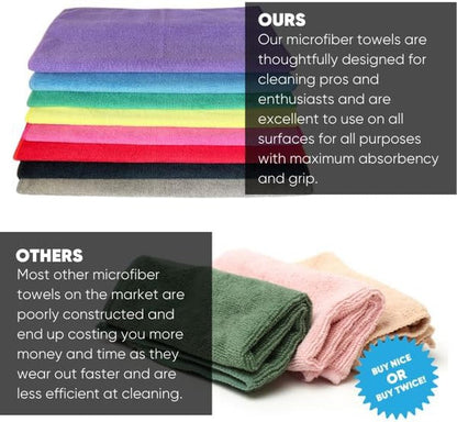 Microfiber Cleaning Cloths (12 - Pack) - Pixel World Store