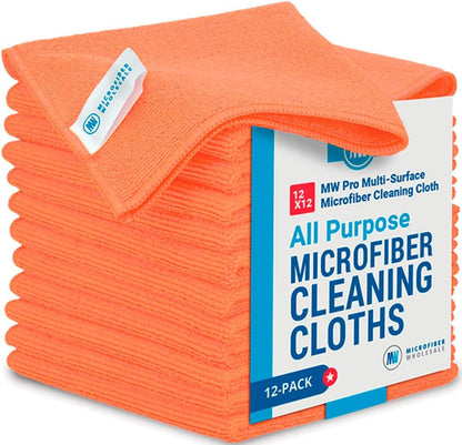 Microfiber Cleaning Cloths (12 - Pack) - Pixel World Store