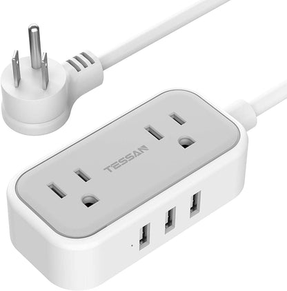 Mini Travel Power Strip with USB - Pixel World Store