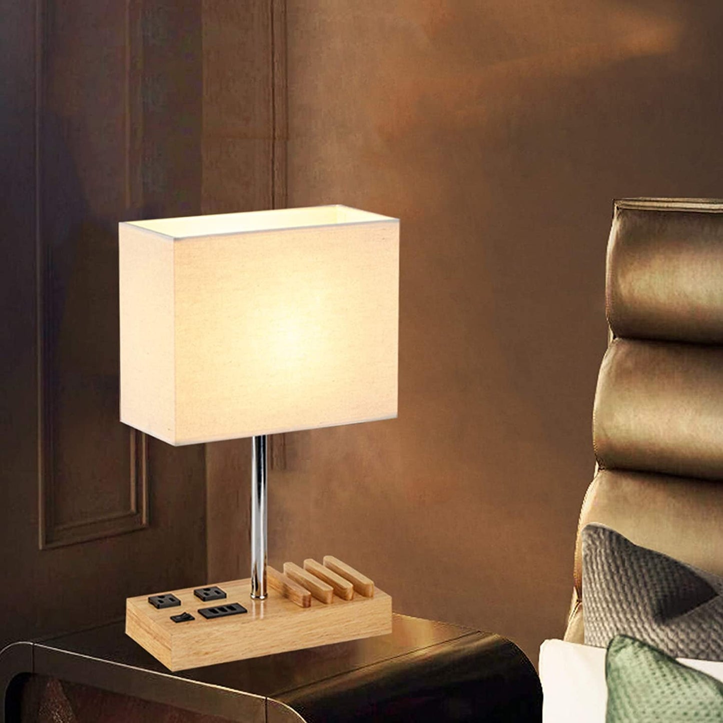 Multifunctional Desk Lamp with USB & AC Outlets - Pixel World Store