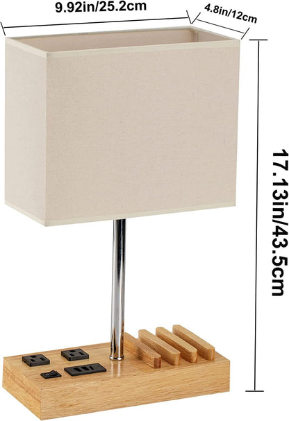 Multifunctional Desk Lamp with USB & AC Outlets - Pixel World Store