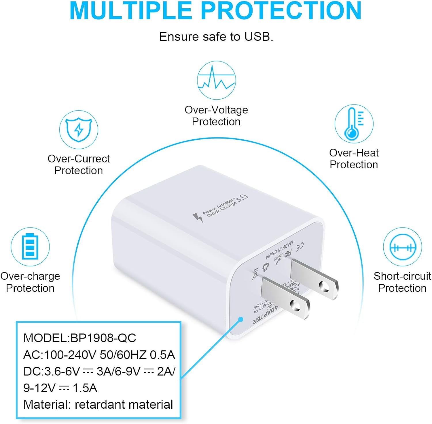 QC 3.0 Wall Charger - Pixel World Store