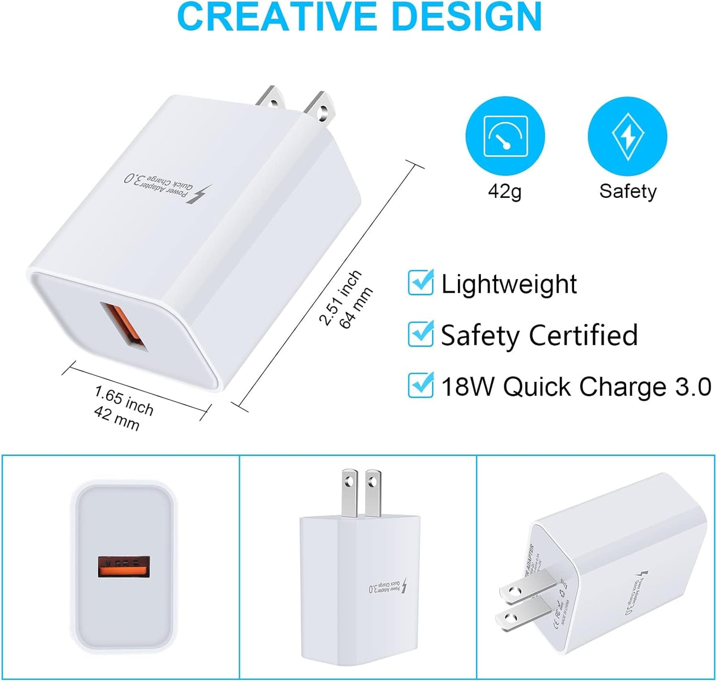 QC 3.0 Wall Charger - Pixel World Store