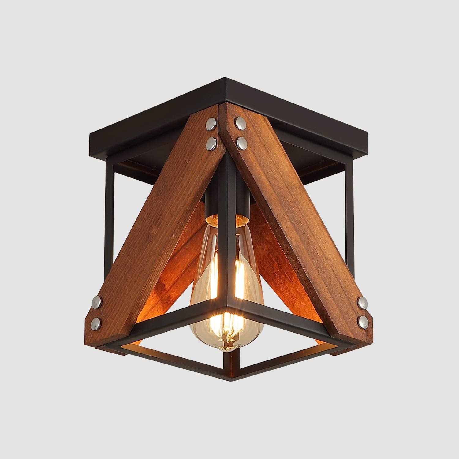 Rustic Industrial Ceiling Light - Pixel World Store