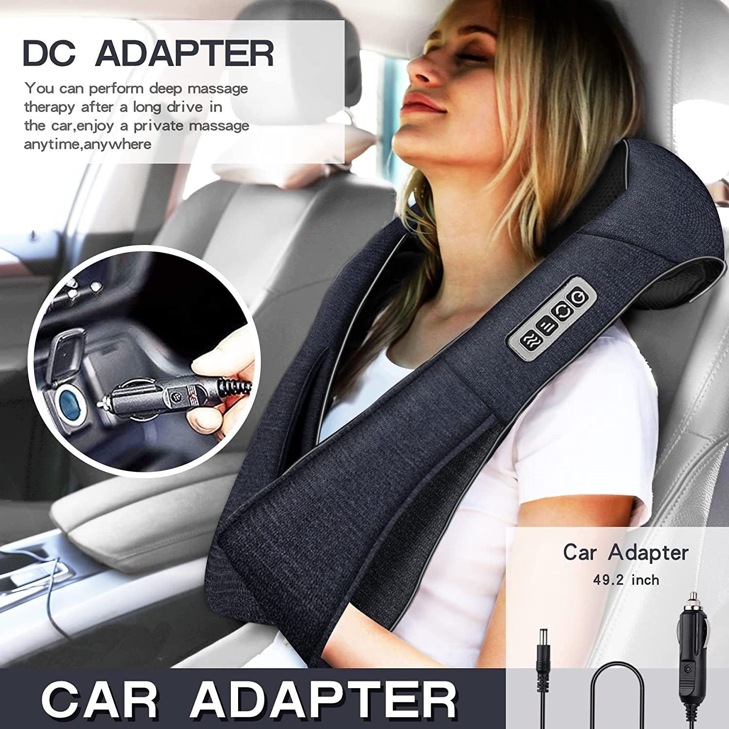 Shiatsu Neck & Back Massager with Heat - Pixel World Store