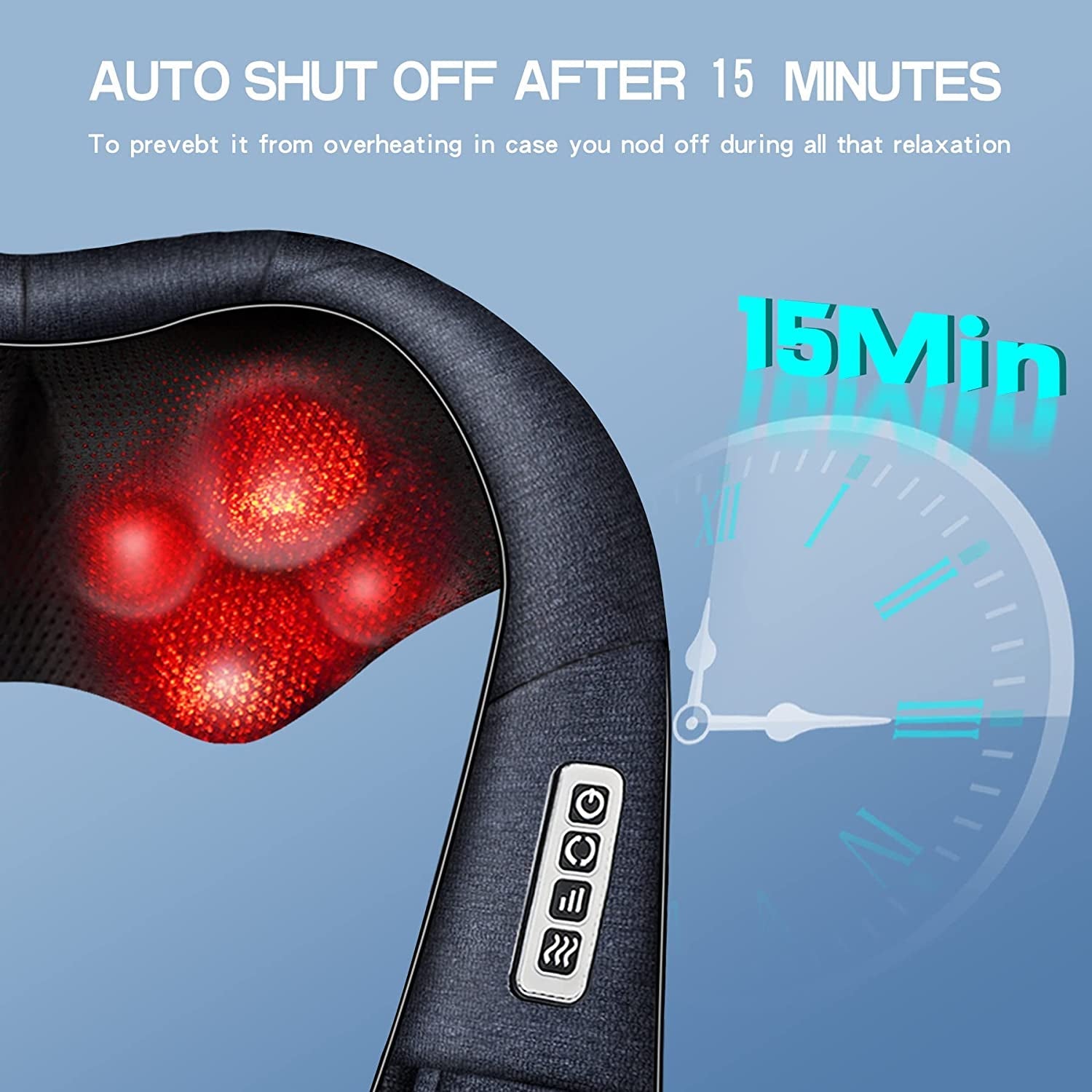 Shiatsu Neck & Back Massager with Heat - Pixel World Store