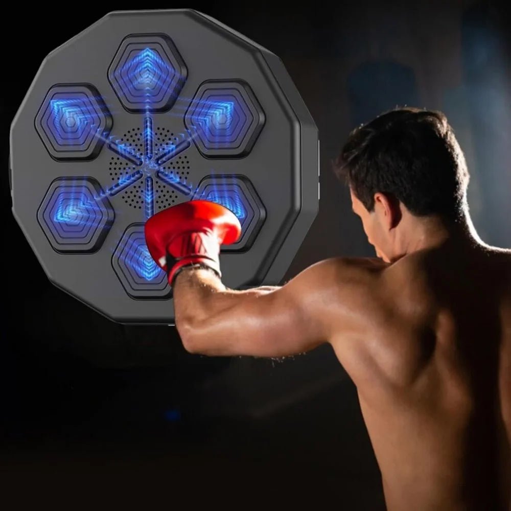 Smart Music Boxing Machine with Bluetooth & LED Lights - Pixel World Store