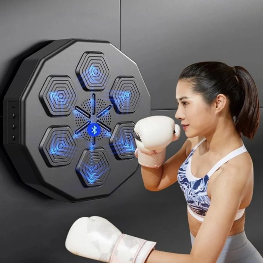 Smart Music Boxing Machine with Bluetooth & LED Lights - Pixel World Store