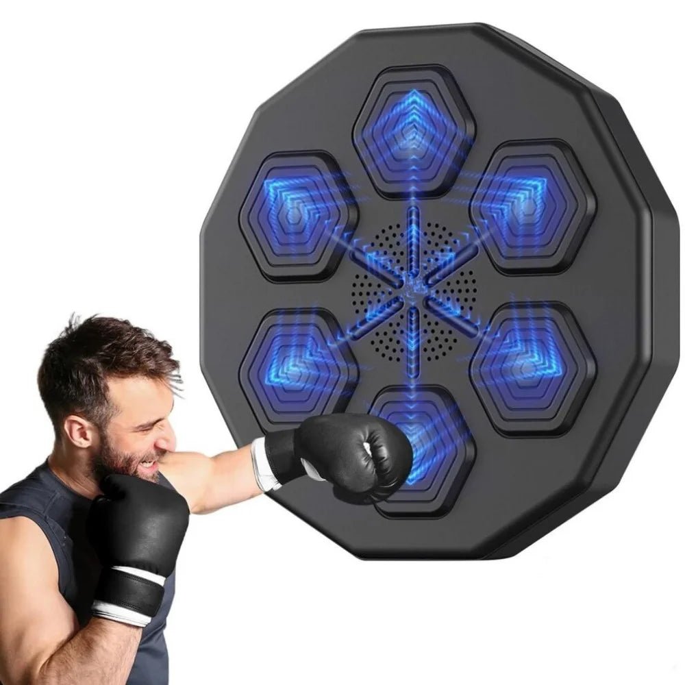 Smart Music Boxing Machine with Bluetooth & LED Lights - Pixel World Store