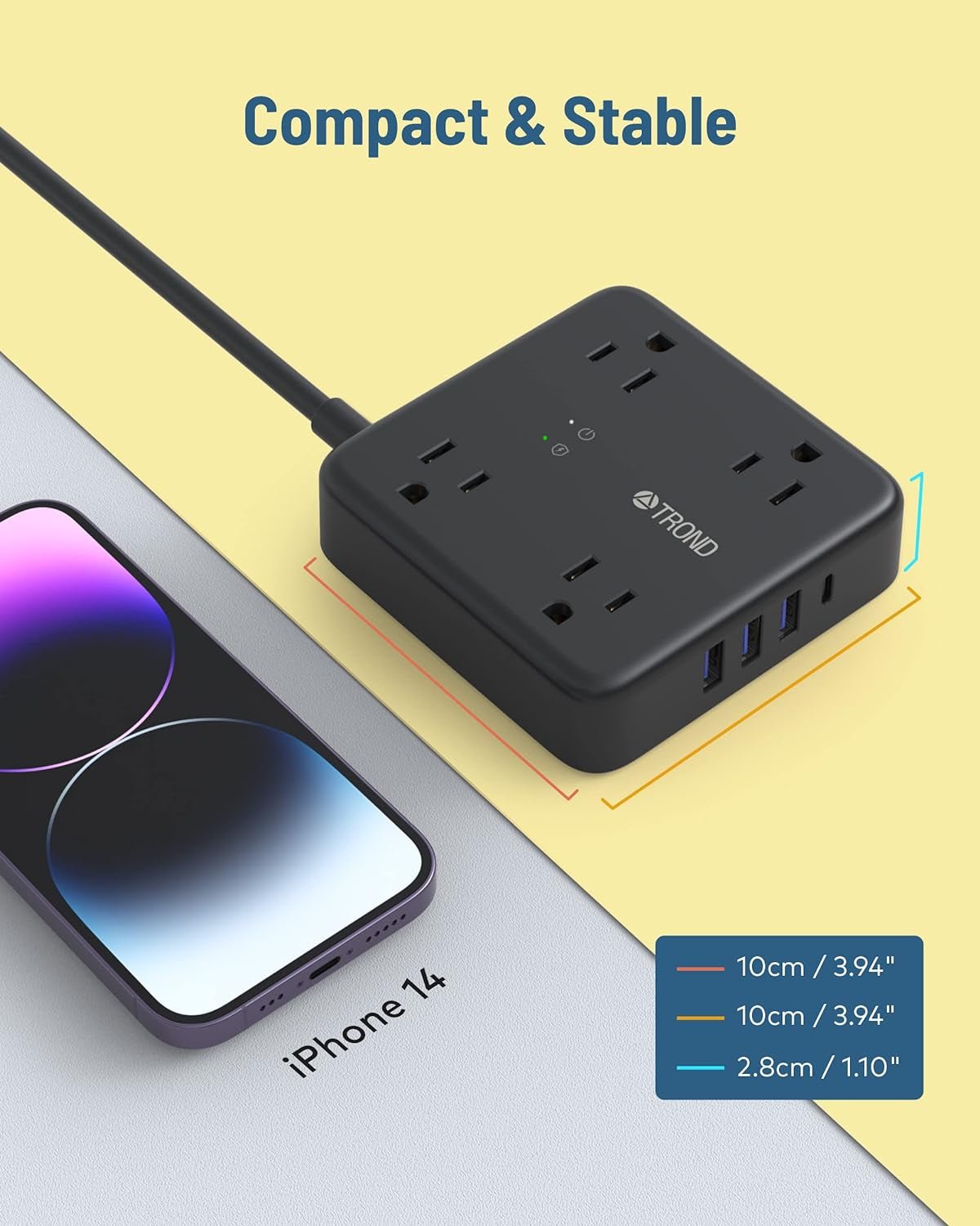 Surge Protector Power Strip - Pixel World Store