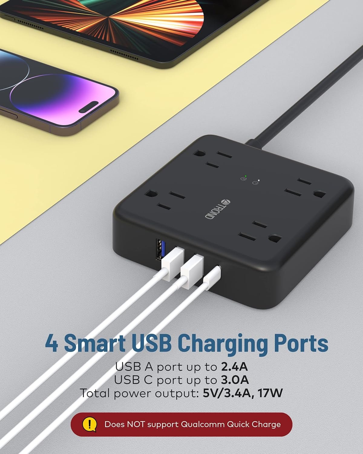 Surge Protector Power Strip - Pixel World Store