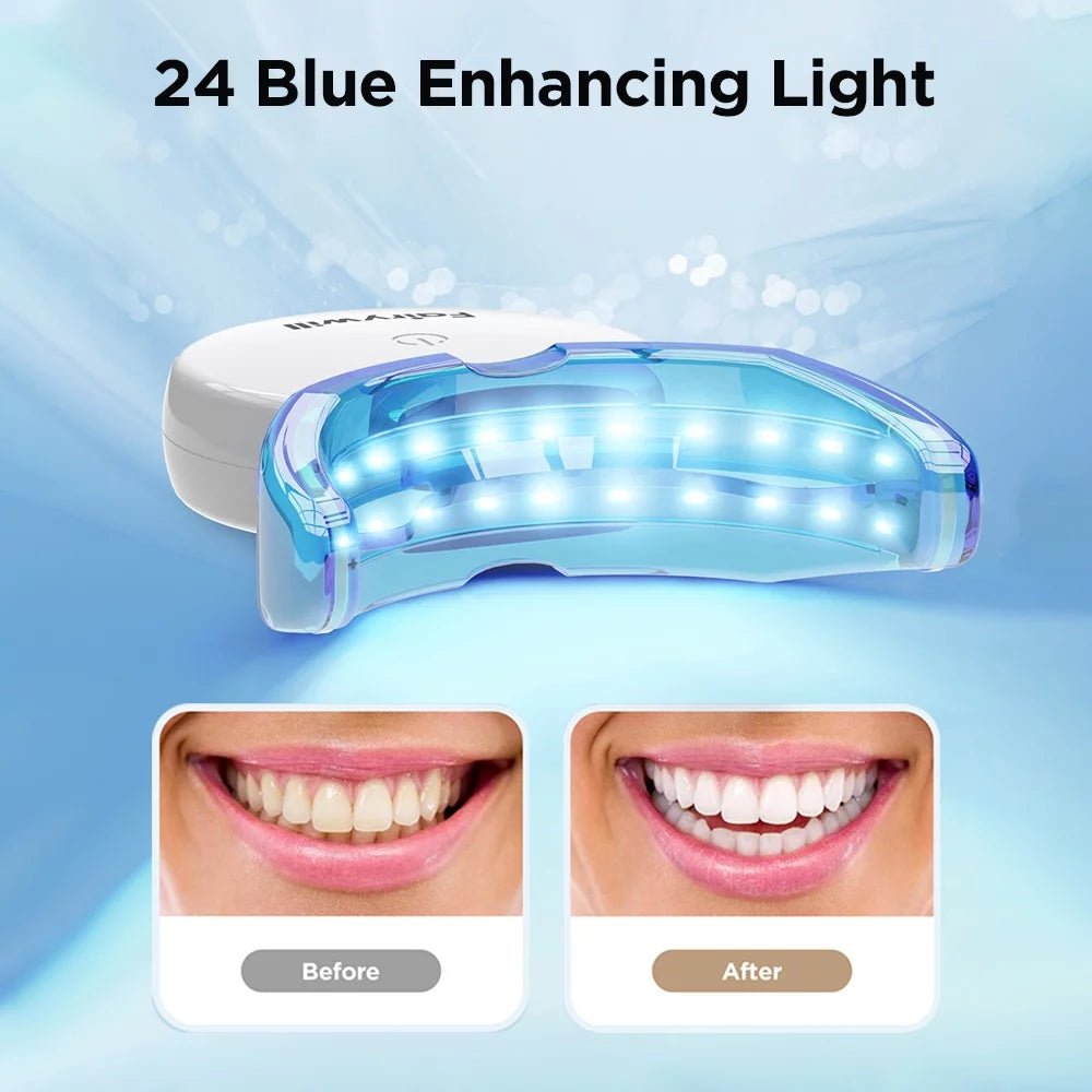 Teeth Whitening Kit with LED Light - Pixel World Store