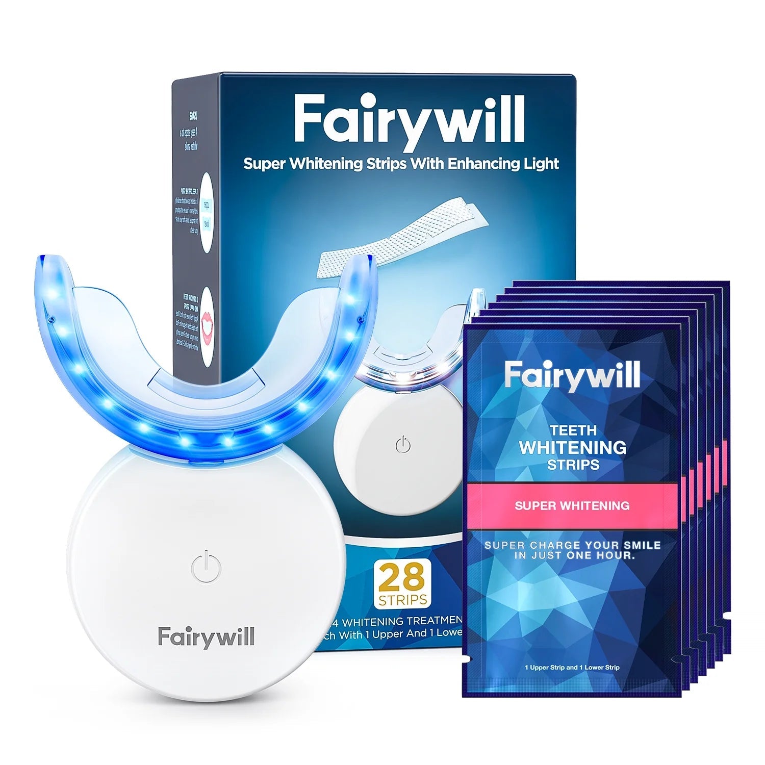 Teeth Whitening Kit with LED Light - Pixel World Store