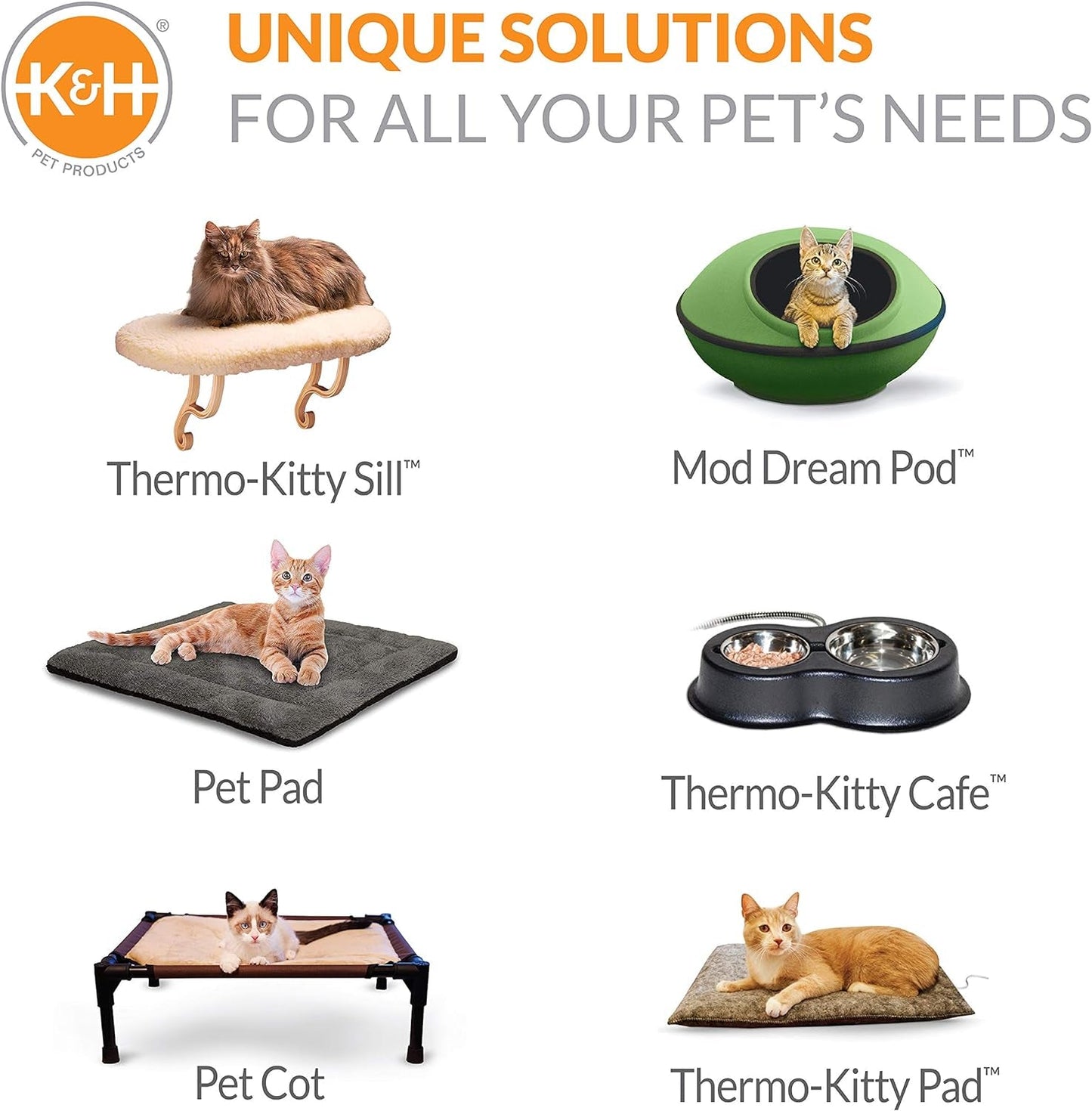 Thermo - Kitty Heated Cat Bed with Removable Heater - Pixel World Store