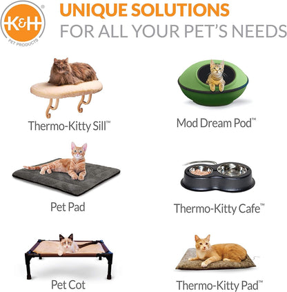 Thermo - Kitty Heated Cat Bed with Removable Heater - Pixel World Store