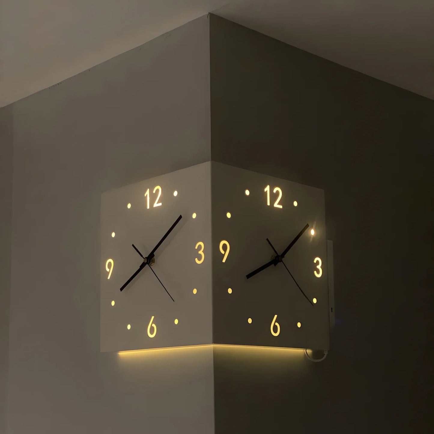 Voice Activated Corner Clock